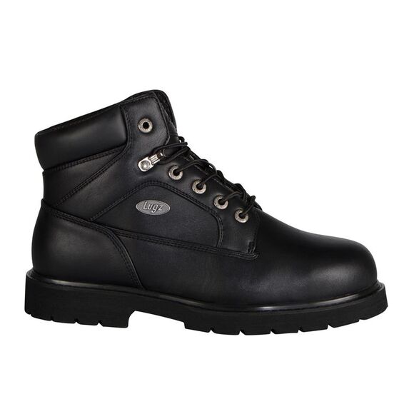 Lugz | Shoes | Lugz Mens Mortar Mid Steel Toe Black Boots Nwt | Poshmark